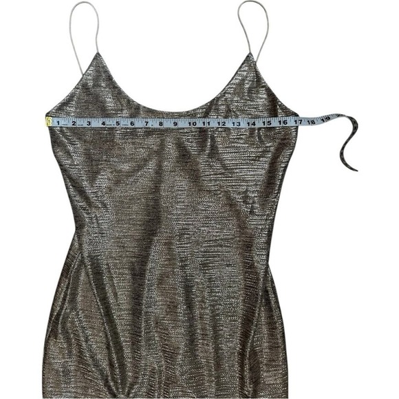 NWT Champagne Gold ALICE + OLIVIA Holiday Party Dress 12 NWT $275 Party Cocktail - Picture 9 of 10